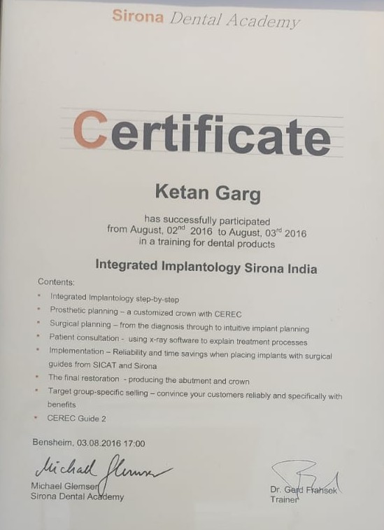 training-sirona dental academy